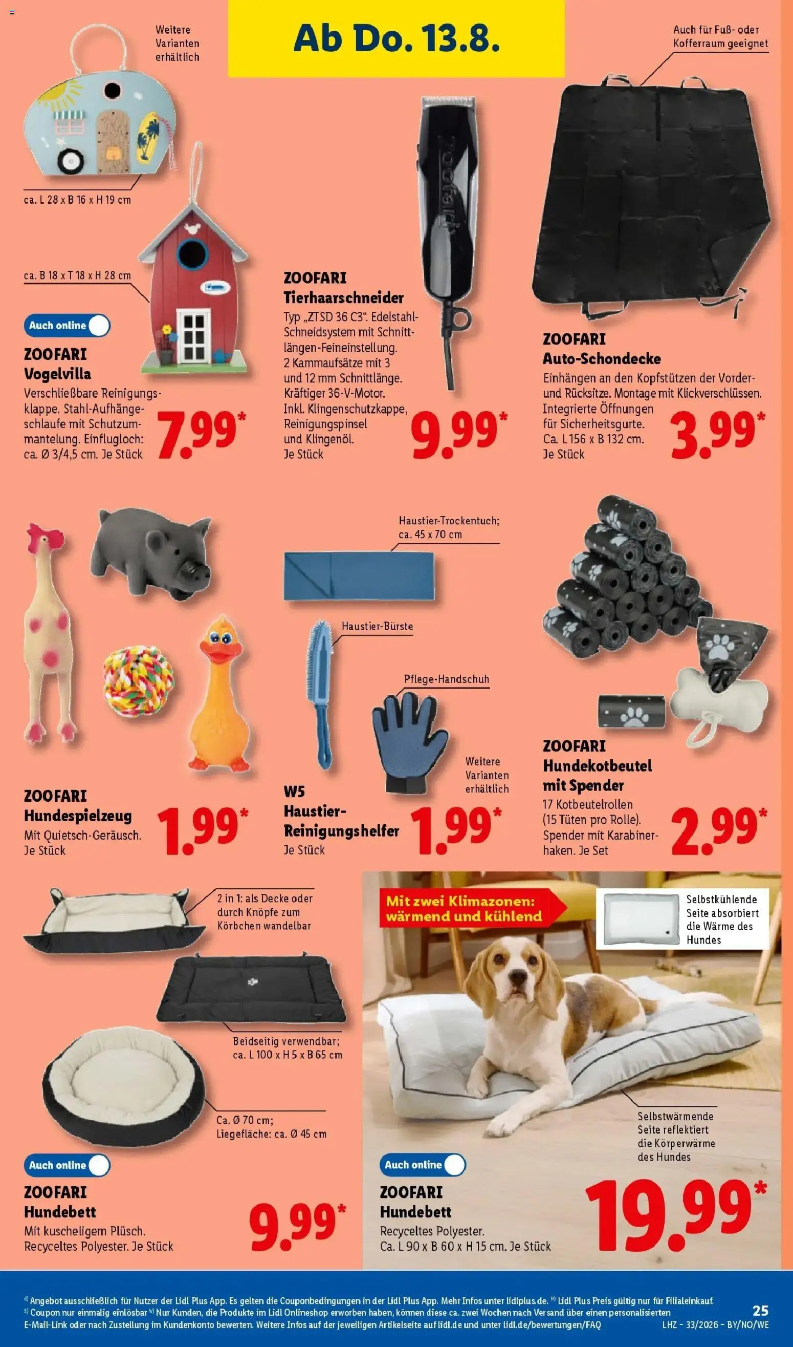 Lidl Prospekt Hof-innenstadt – gültig ab 10.08.2026 | Seite: 47 | Produkte: Decke