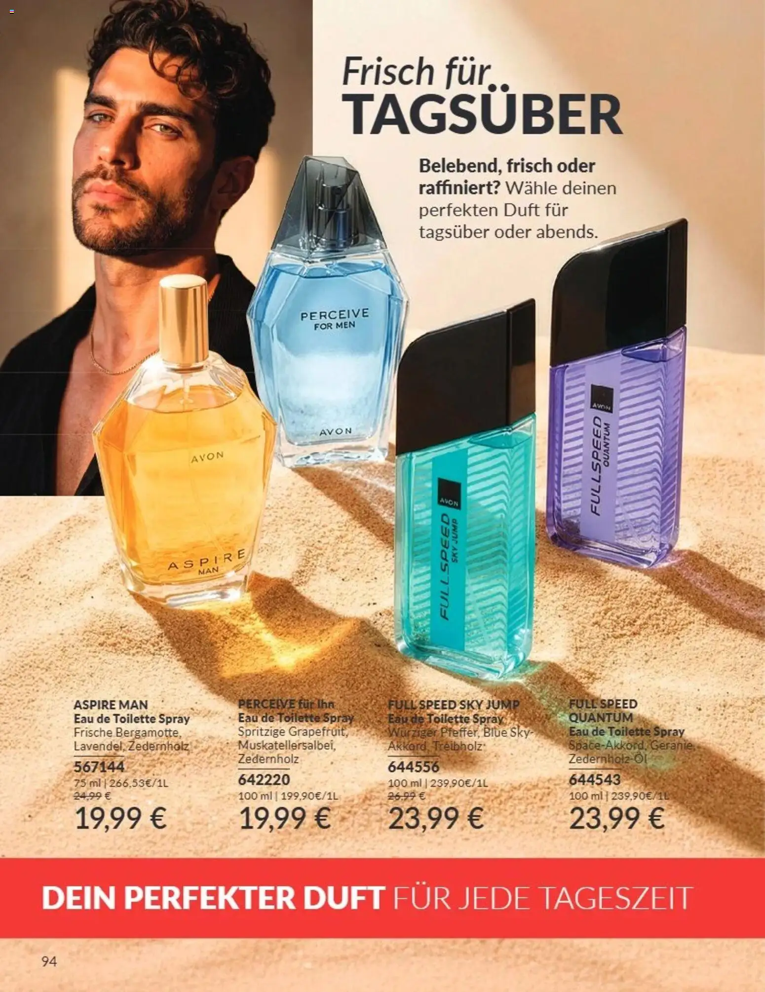 AVON Katalog August 2026 – gültig ab 08.08.2026 | Seite: 94 | Produkte: Toilette, Duft, Eau de Toilette