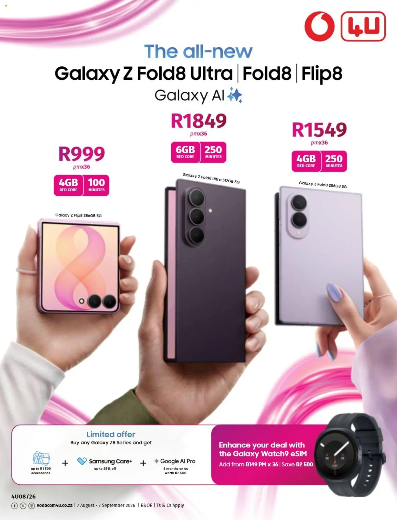 New Vodacom catalogue – valid from 07/08/2026 | Page: 1