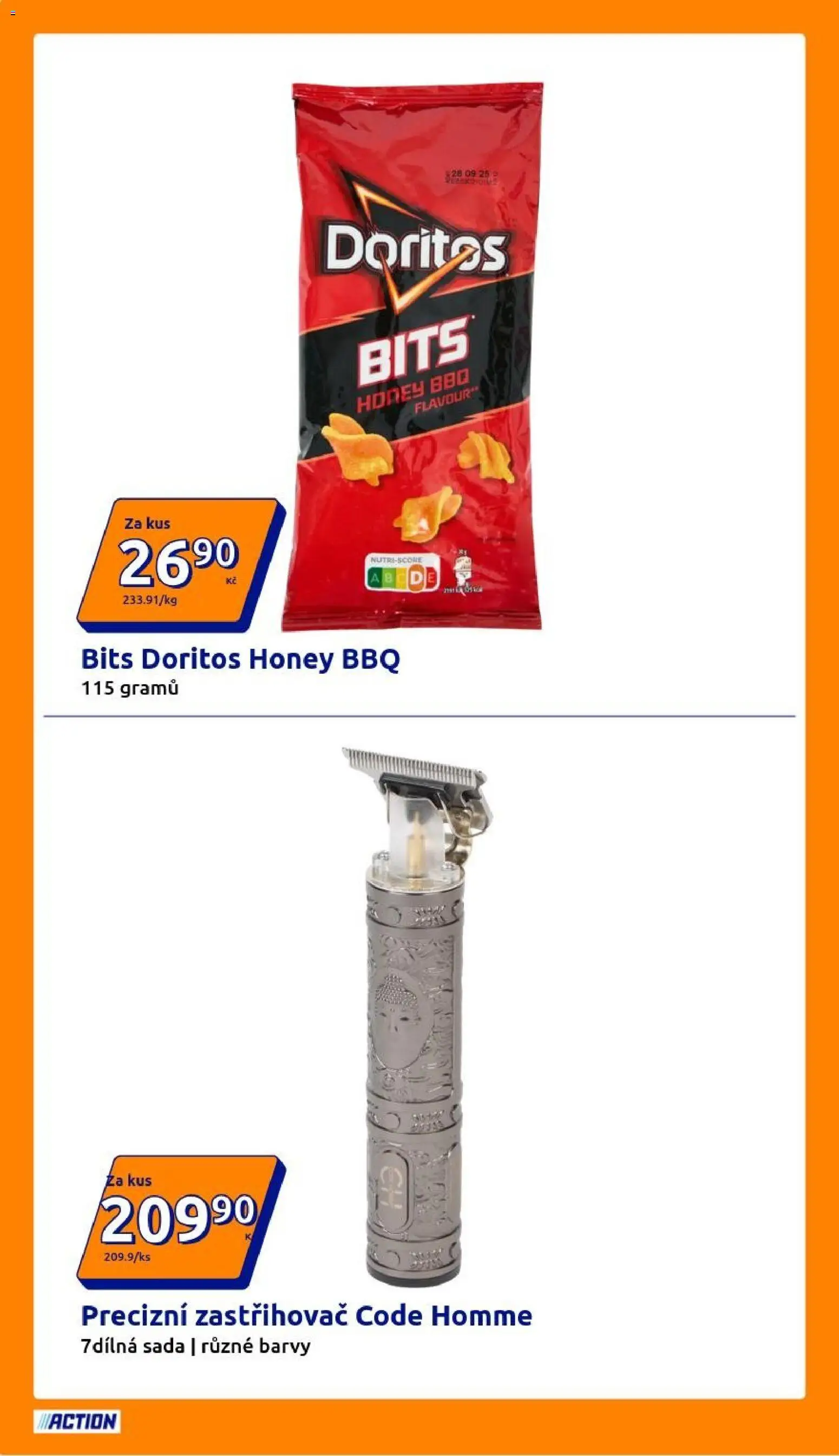 Action leták od 29.07.2026 | Strana: 2 | Produkty: Doritos, Zastřihovač, Barvy