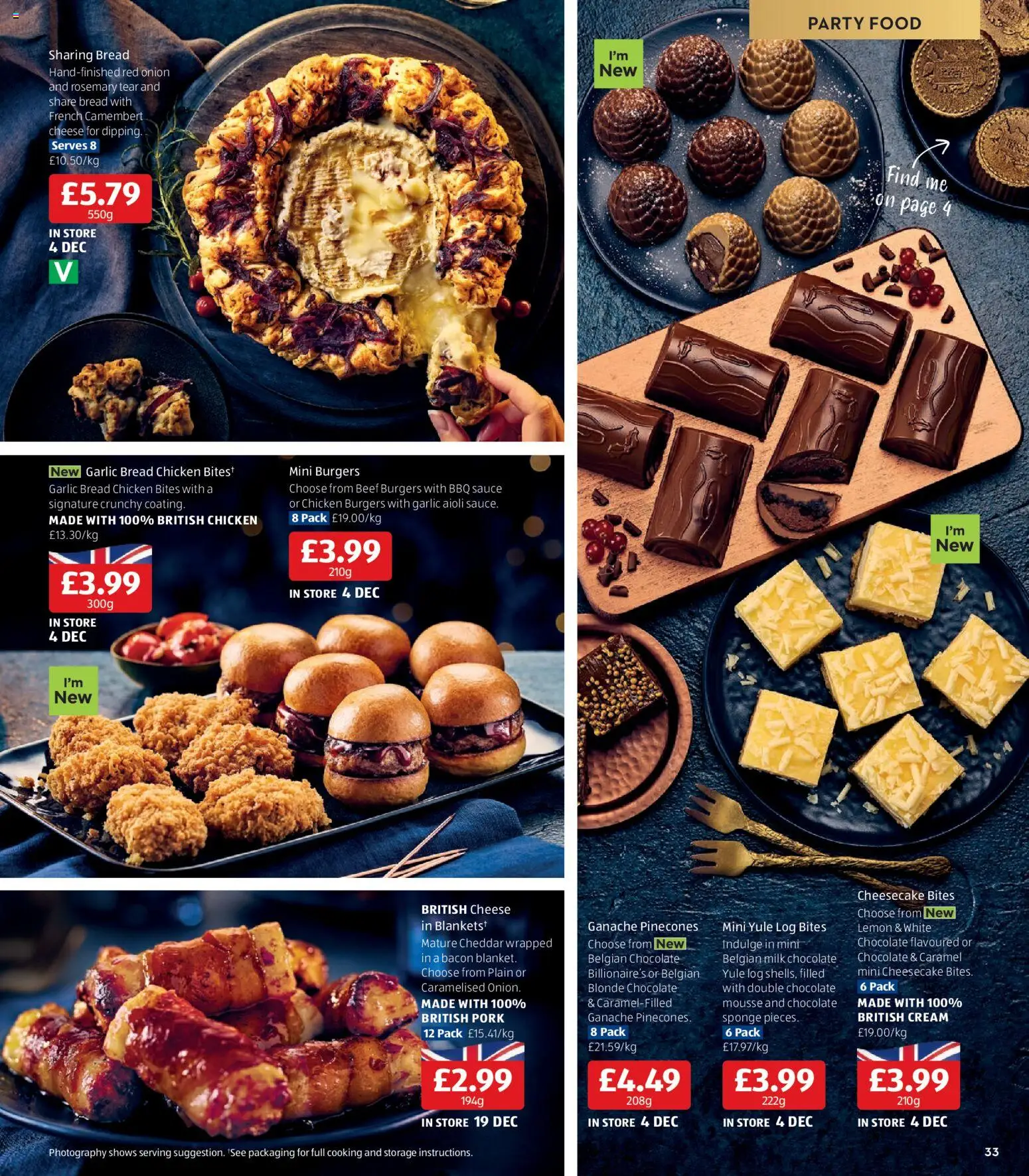 {H1} | Page: 33 | Products: Red onion, Cheesecake, Chocolate, Pork