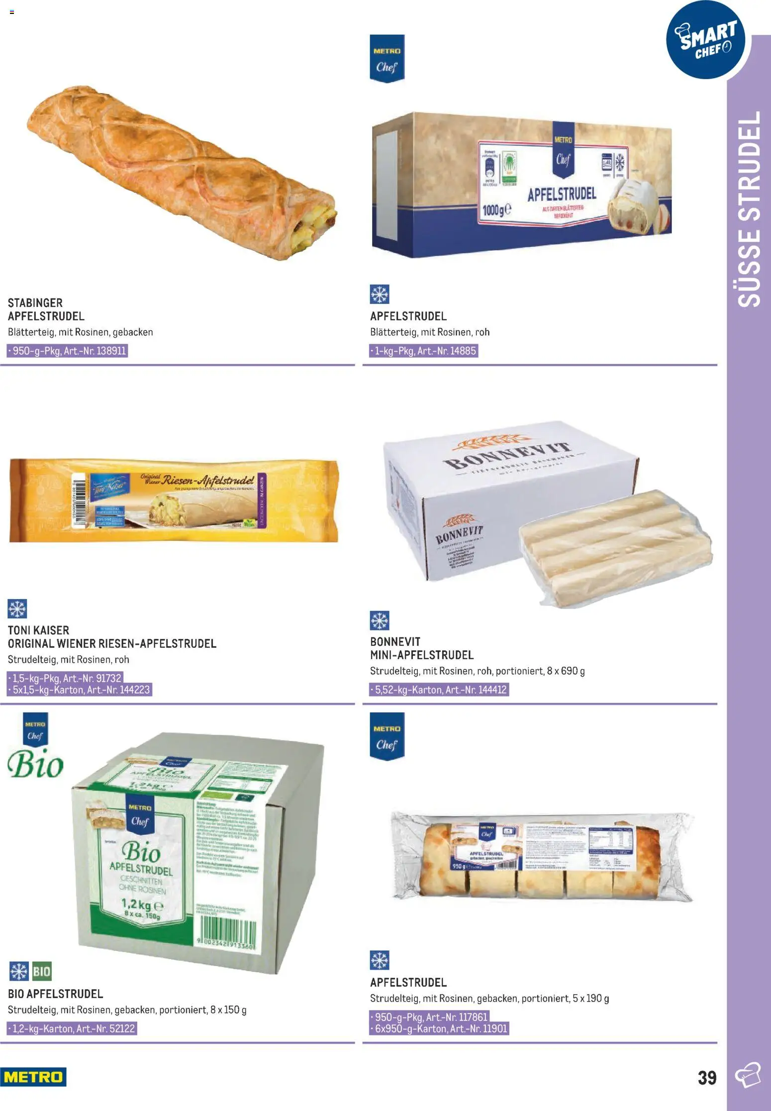 Metro angebote Smart Chef - Dessert gültig ab 01.01.2026 | Seite: 39
