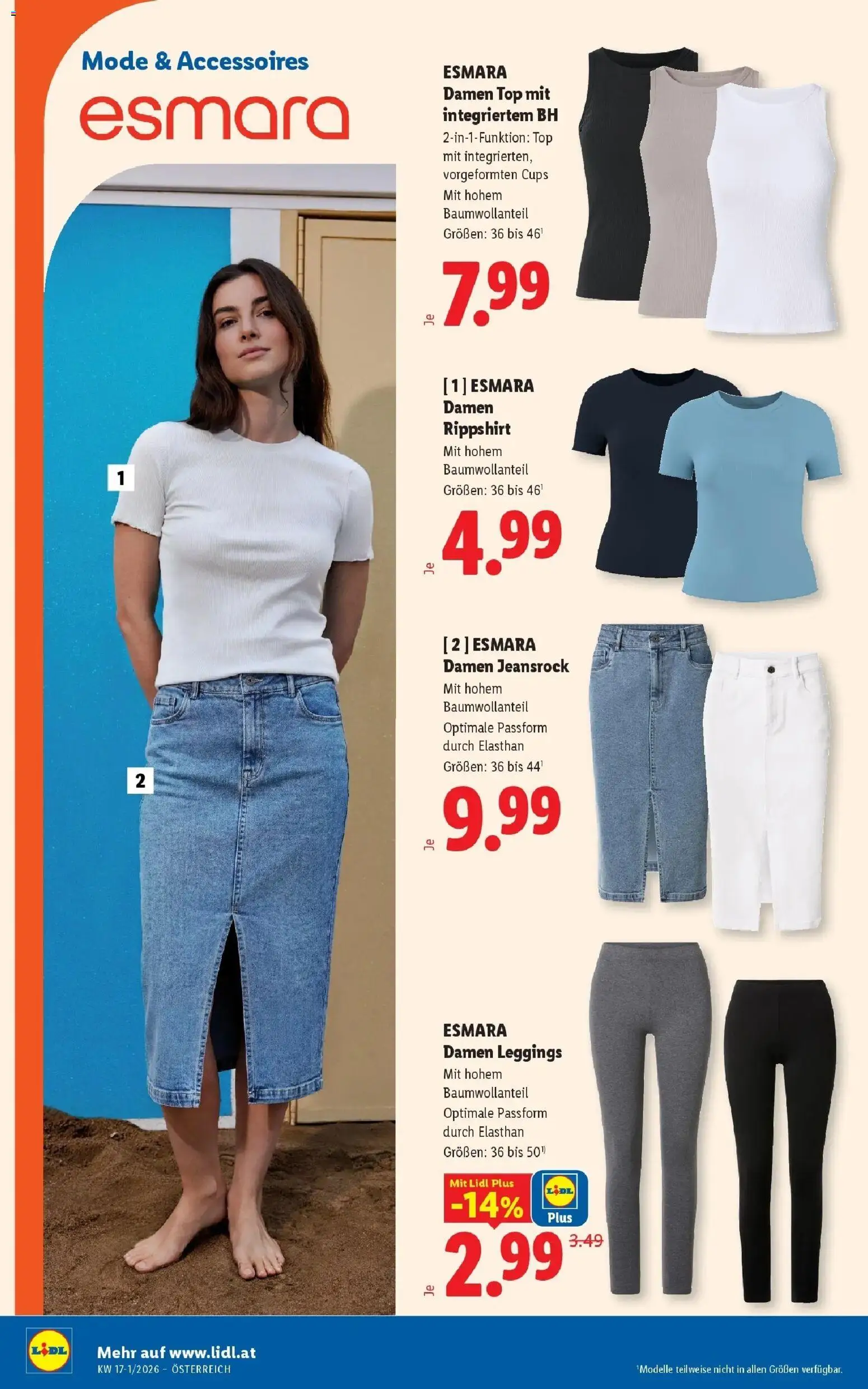 Lidl Flugblatt - Jenbach, Eferding, Dornbirn gültig ab 16.04.2026 | Seite: 31 | Produkte: BH, Leggings