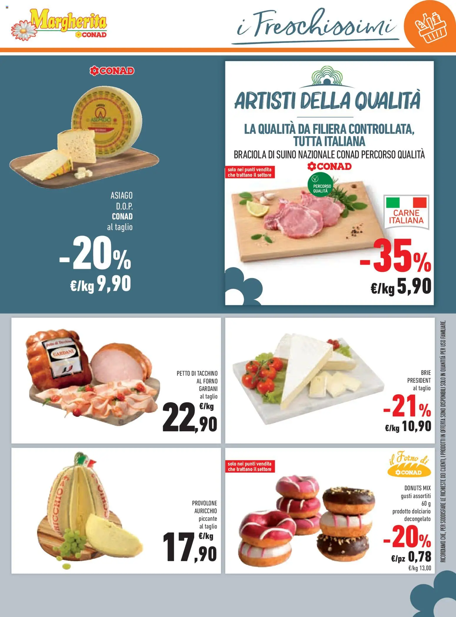 Volantino Conad del 04.06.2026 | Pagina: 15 | Prodotti: Provolone, Suino, Tacchino, Forno