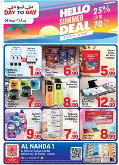 Preview of Day to Day catalogue hello summer deal valid from 6 Aug, 2026