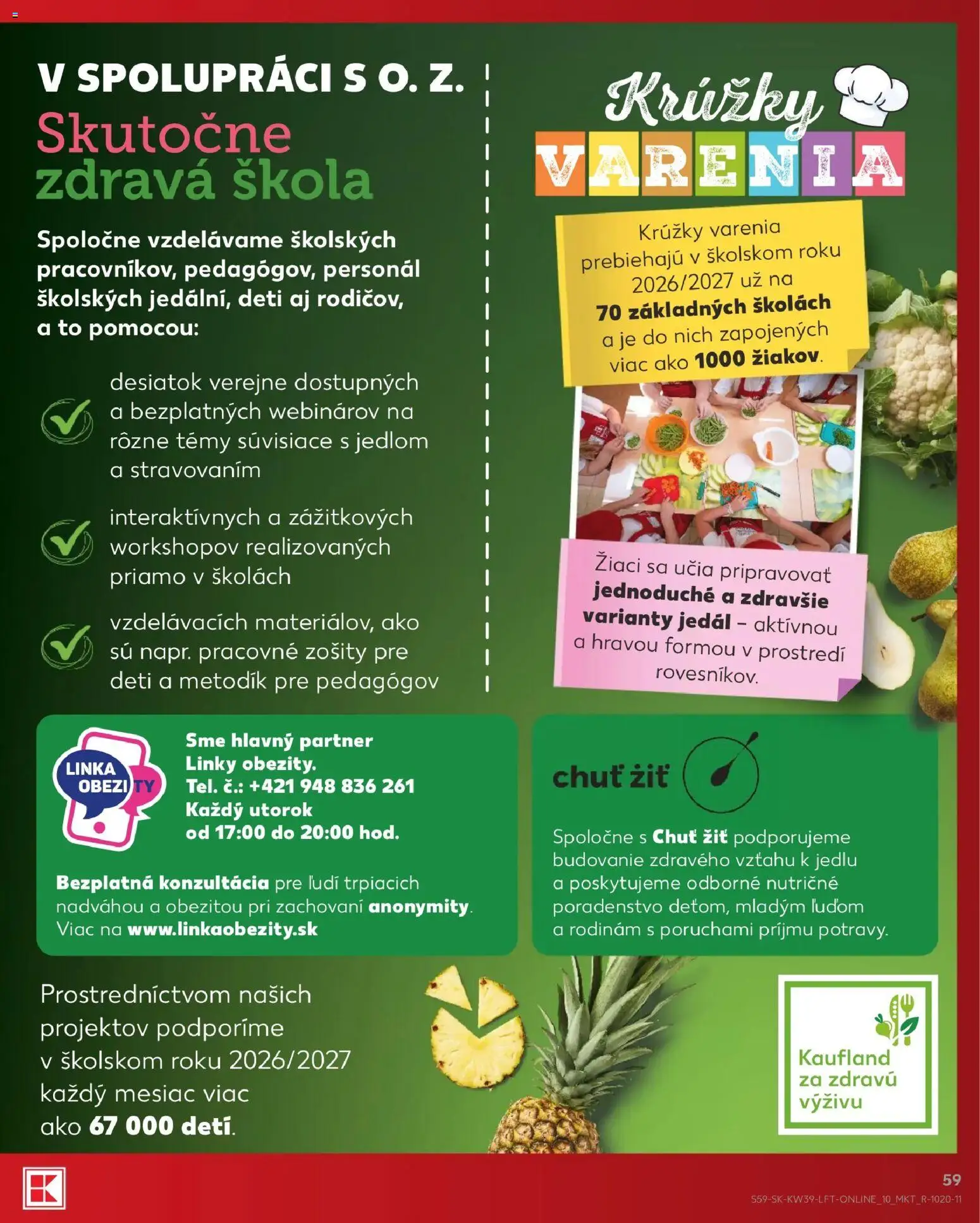 Nové Kaufland akcie – leták je platný od 24.09.2026 | Strana: 59 | Produkty: Zošity