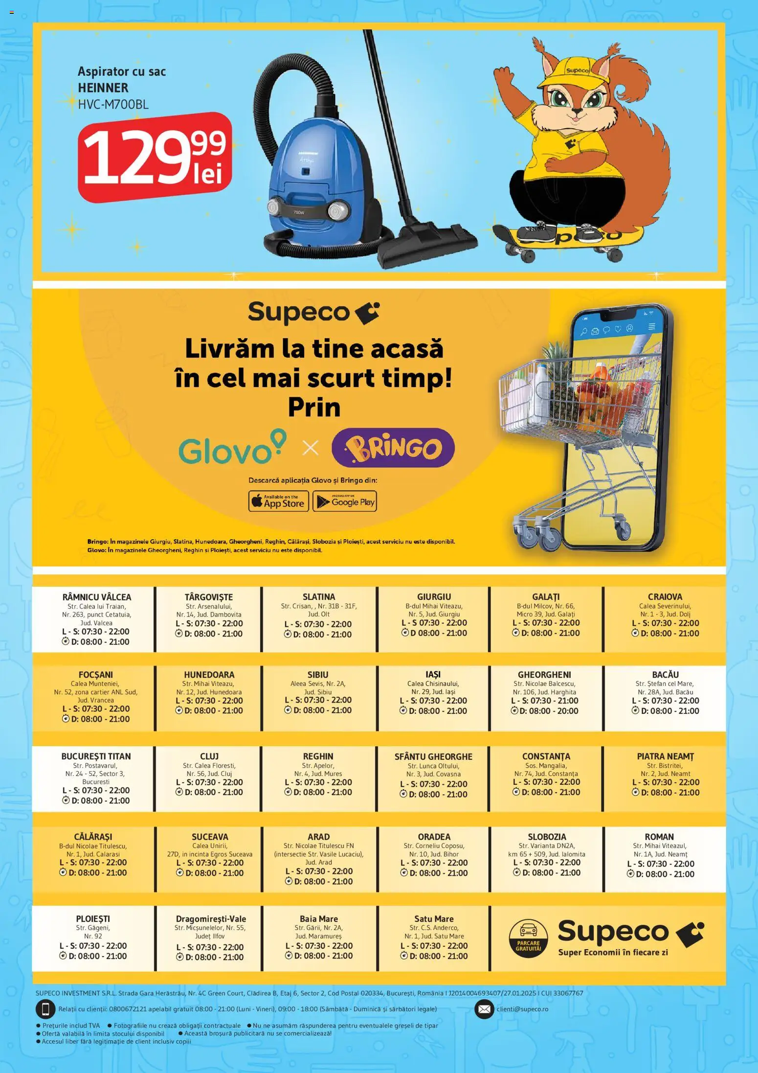 Noul catalog Supeco – valabil de la 16.07.2026 | Pagină: 13 | Produse: Aspirator