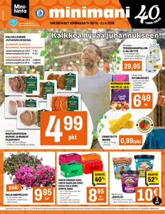 Minimani-mainoslehti voimassa 16.06.2026 alkaen