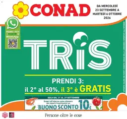 Anteprima del volantino Conad volantino Gonzaga valido a partire dal 23/09/2026