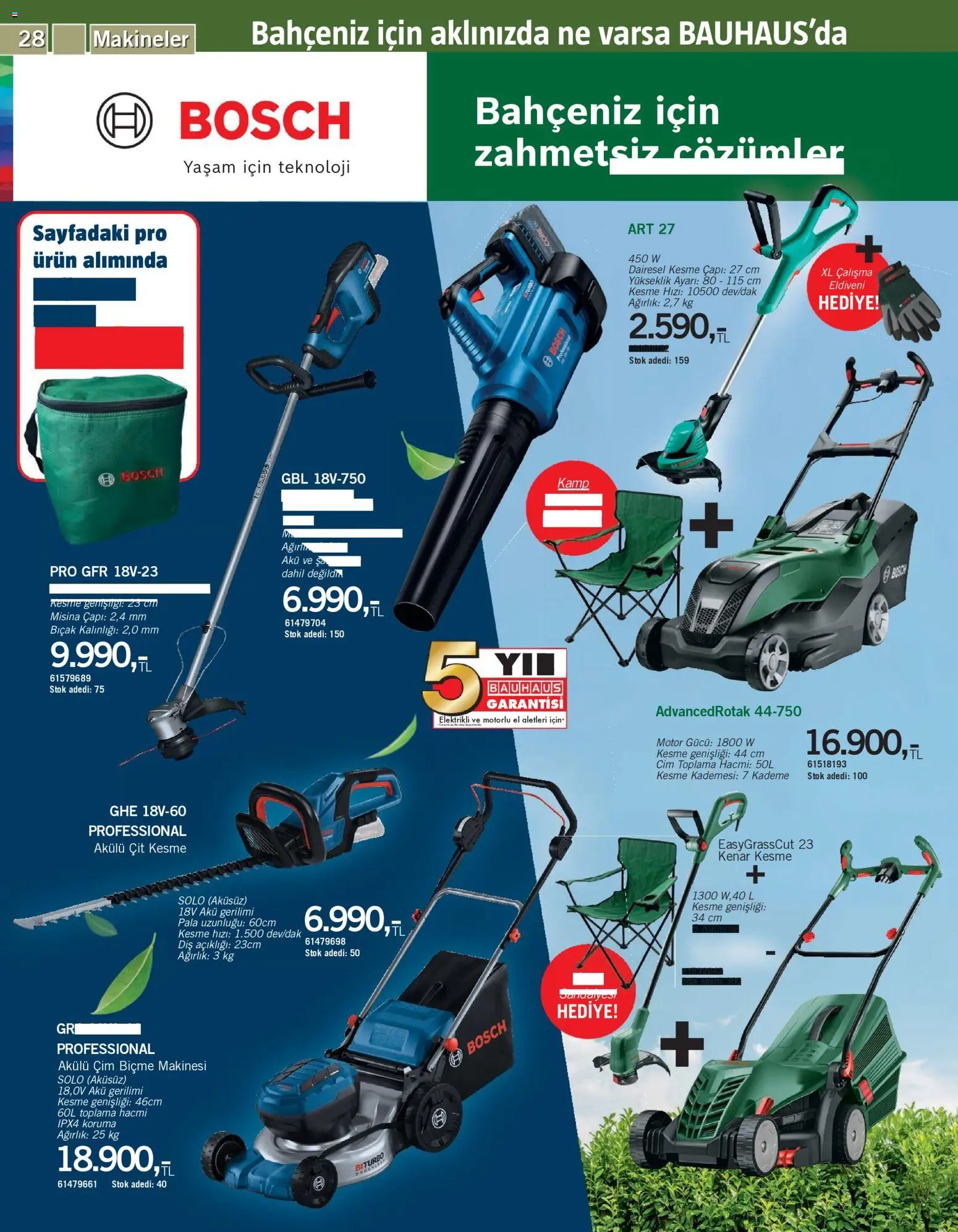 Bauhaus Katalog - 09.05.2026 tarihinden itibaren geçerlidir | Sayfa: 28