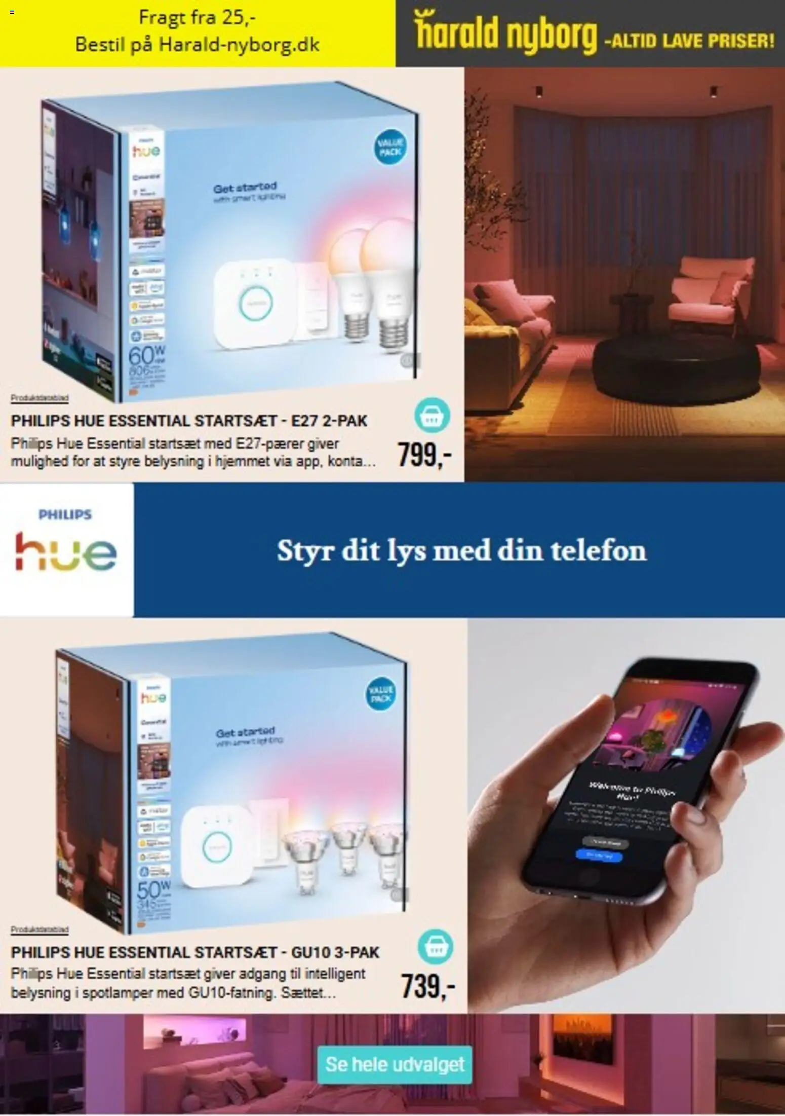 Harald Nyborg tilbudsavis – gyldig fra 27/10/2026 | Side: 2 | Produkter: Philips Hue, Telefon, Hue