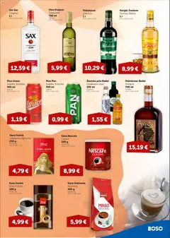 Boso Katalog - Pregled kataloga iz trgovine Boso, vrijedi od 07.05.2026 | Stranica: 13 | Proizvodi: Konjak, Pica, Nescafe, Vino