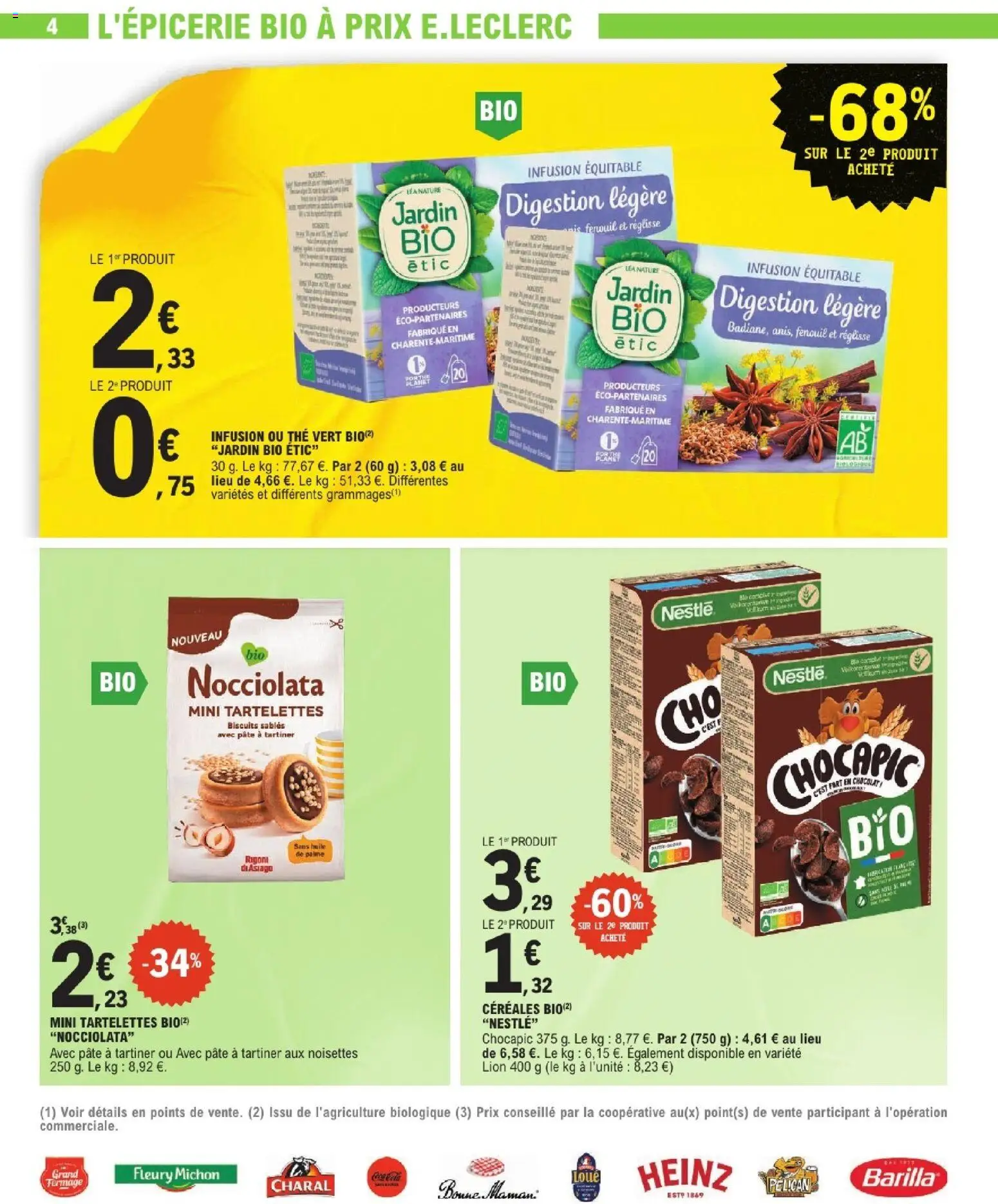 {H1} | Page: 4 | Produits: Noisettes, Thé, Céréales, Biscuits