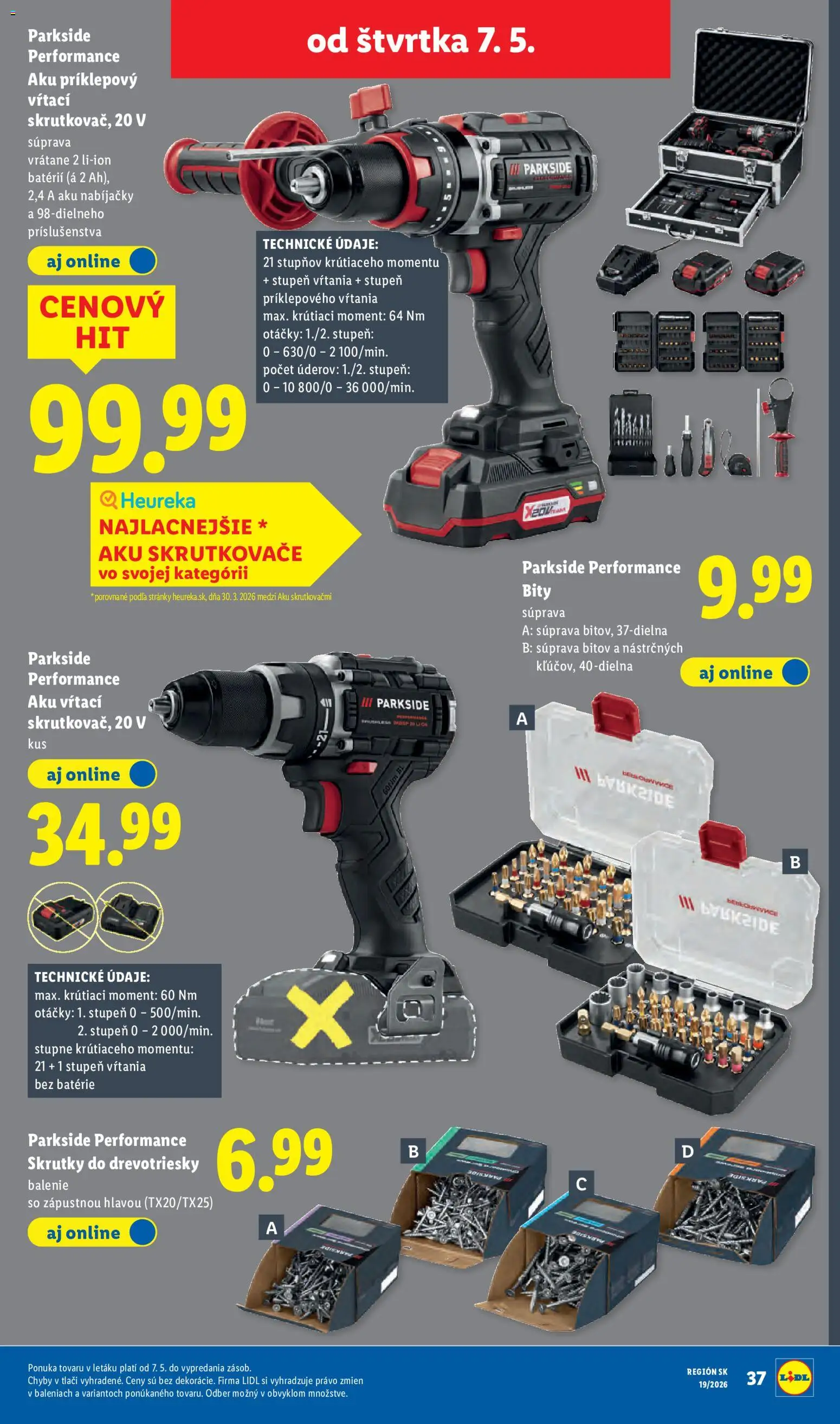 Nové Lidl akcie – leták je platný od 04.05.2026 | Strana: 77 | Produkty: Aku, Parkside