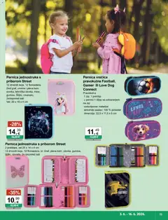 KTC Katalog igračke i tekstil - Pregled kataloga iz trgovine KTC, vrijedi od 03.06.2026 | Stranica: 15 | Proizvodi: Pernica, Sat