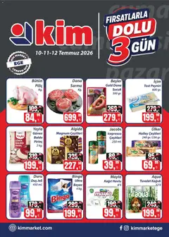 10 Temmuz 2026 tarihinden itibaren geçerli olan Kim Market kataloğu önizlemesi