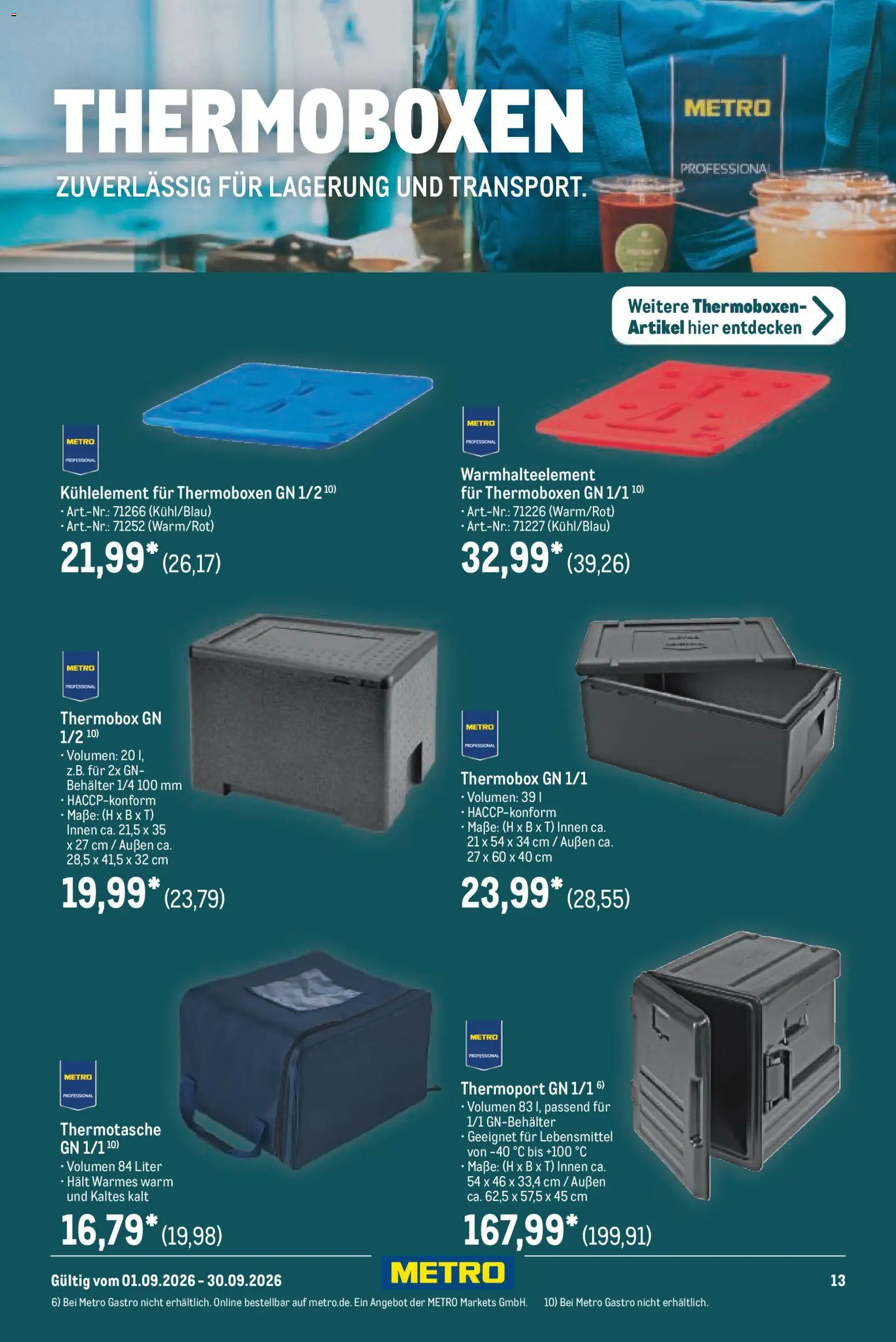 Metro Professional Non-Food Flyer – gültig ab 01.09.2026 | Seite: 13