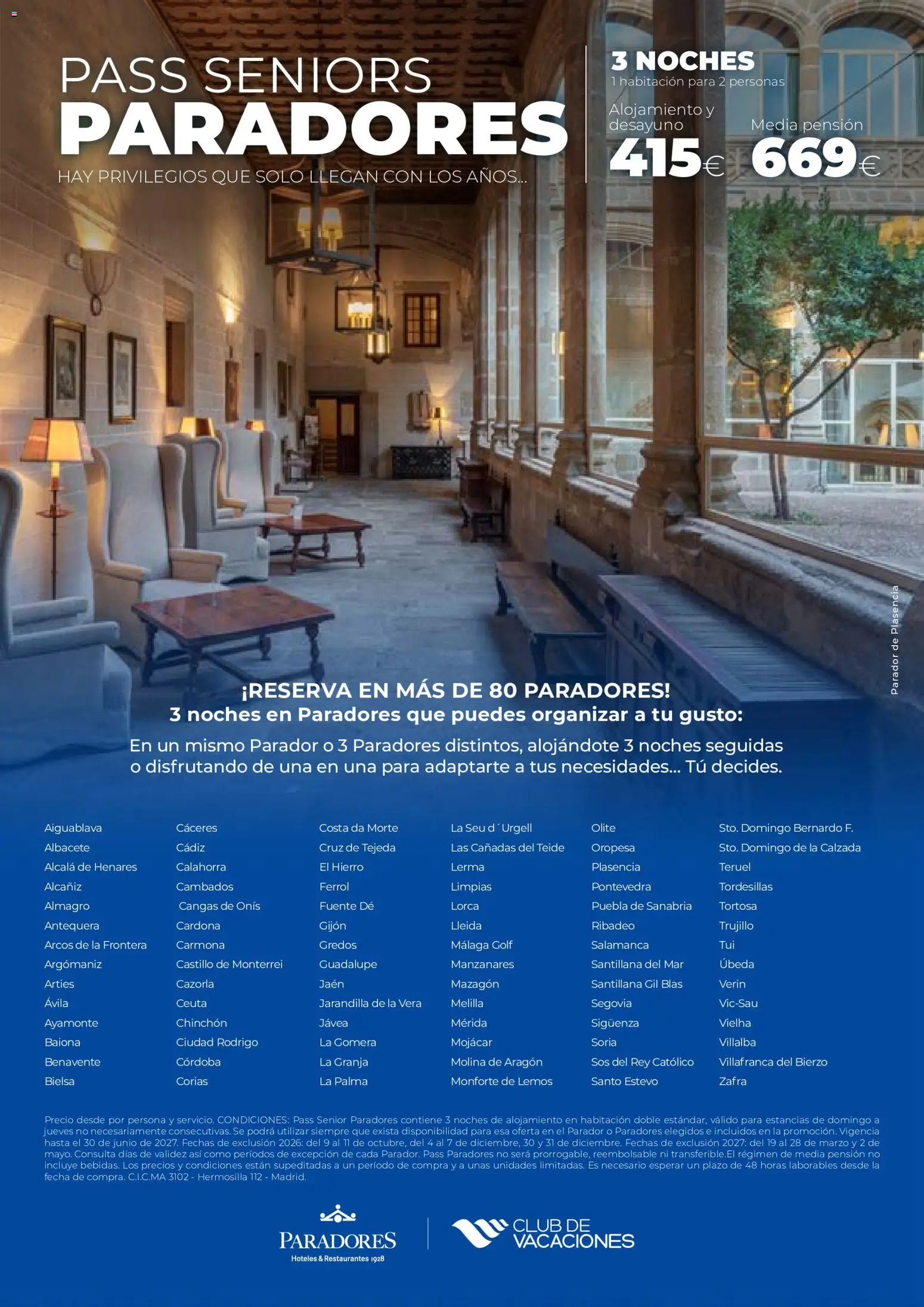 Viajes El Corte Inglés Club de Vacaciones otoño primavera │ válido desde el 01/09/2026 | Página: 7