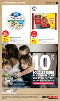 Intermarché - Prévisualisation de VIANDE BOVINE : 4 TENDRES DE BOEUF, 400 g - Viande Bovine : 4 Tendres de Boeuf valide à partir de 05.05.2026 | Page: 5