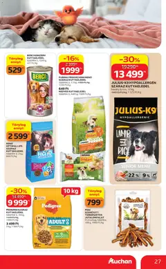 Auchan akciós újság - amely érvényes a következő dátumtól: 2026.07.16. | Oldal: 27