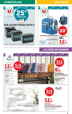 bi1 - Prévisualisation de bi1 prospectus valide à partir de 18/08/2026 | Page: 31 | Produits: Bricolage, Coton, Oreiller, Sac à dos