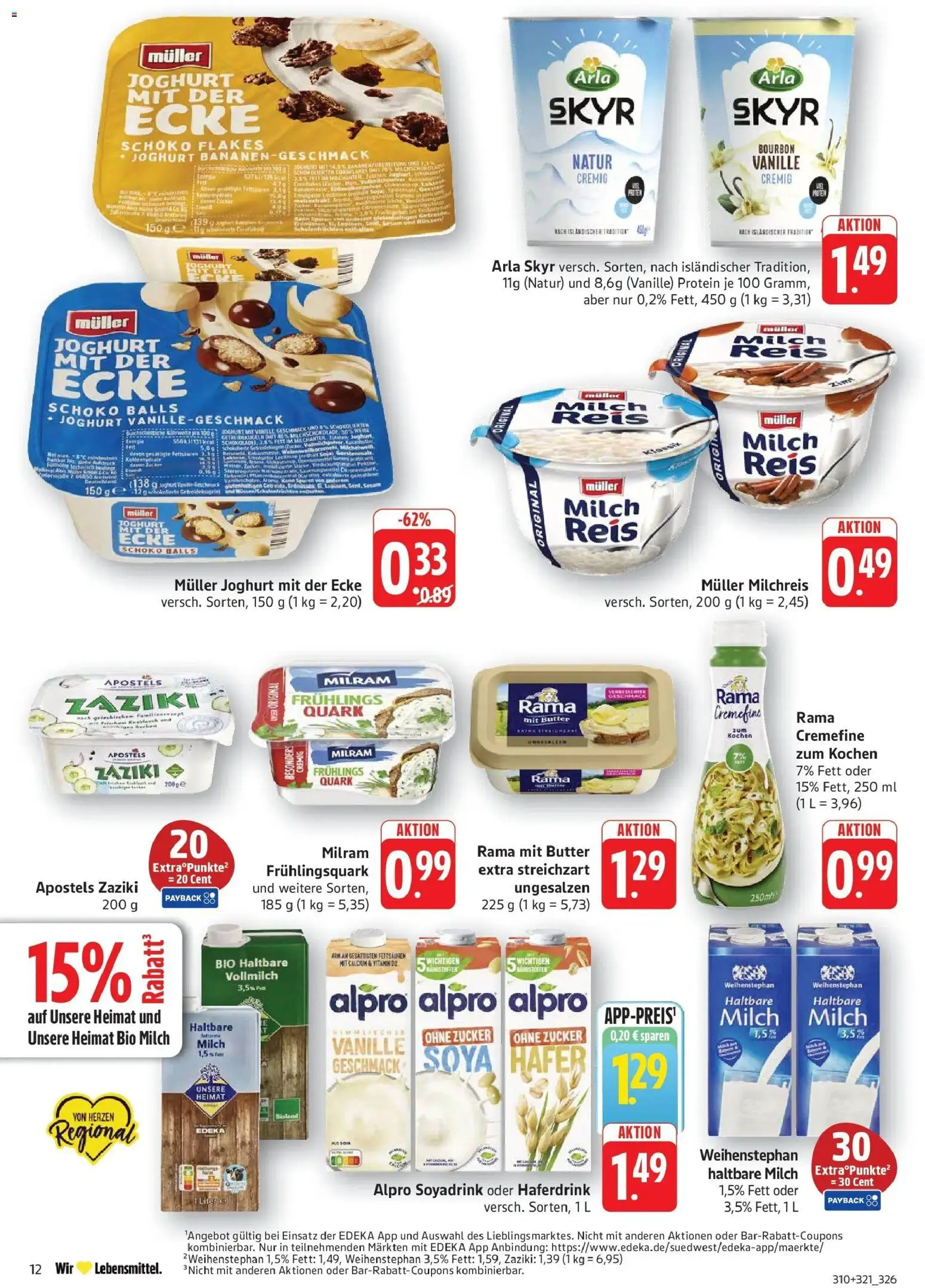 Edeka Prospekt Bad Bergzabern (ab 17.08.2026) » Angebote Online | Seite: 12 | Produkte: Cornflakes, Quark, Joghurt, Bourbon
