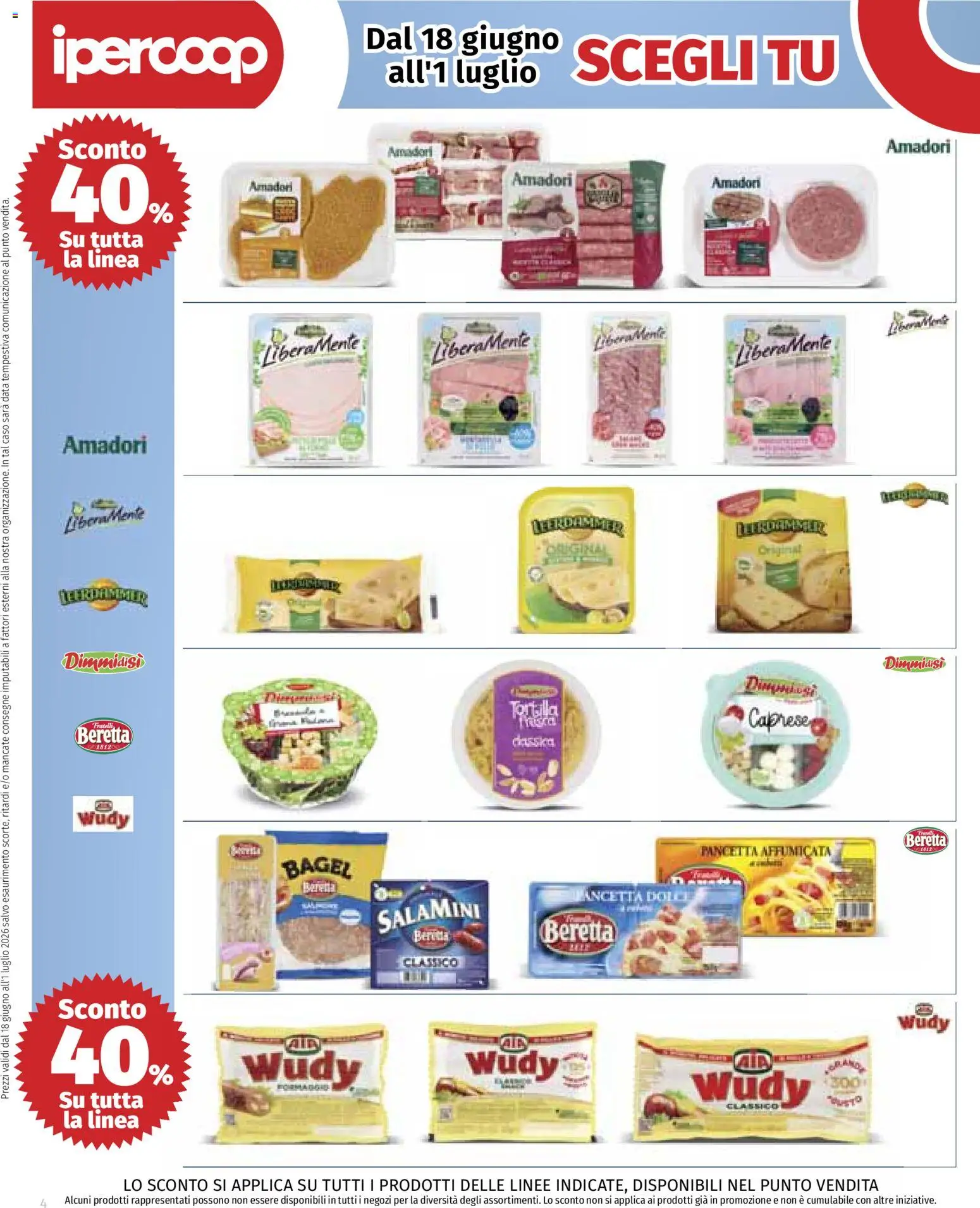 Volantino Ipercoop del 18.06.2026 | Pagina: 4 | Prodotti: Pancetta, Data