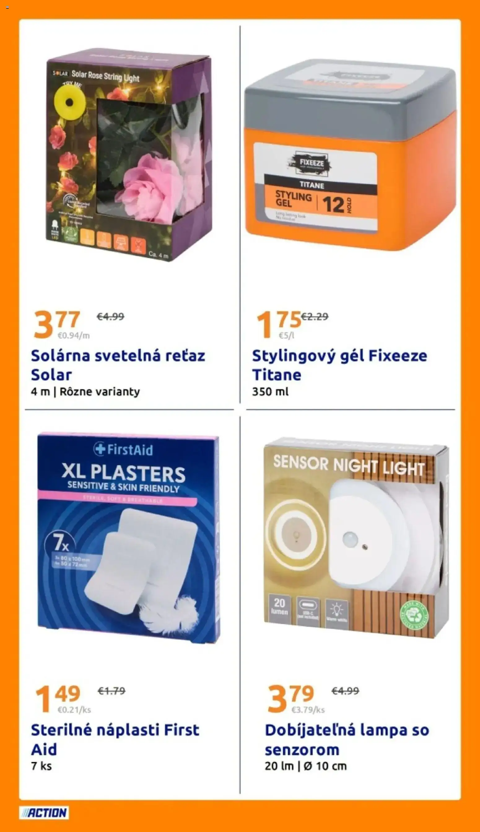 Nové Action akcie – leták je platný od 12.08.2026 | Strana: 24 | Produkty: Lampa