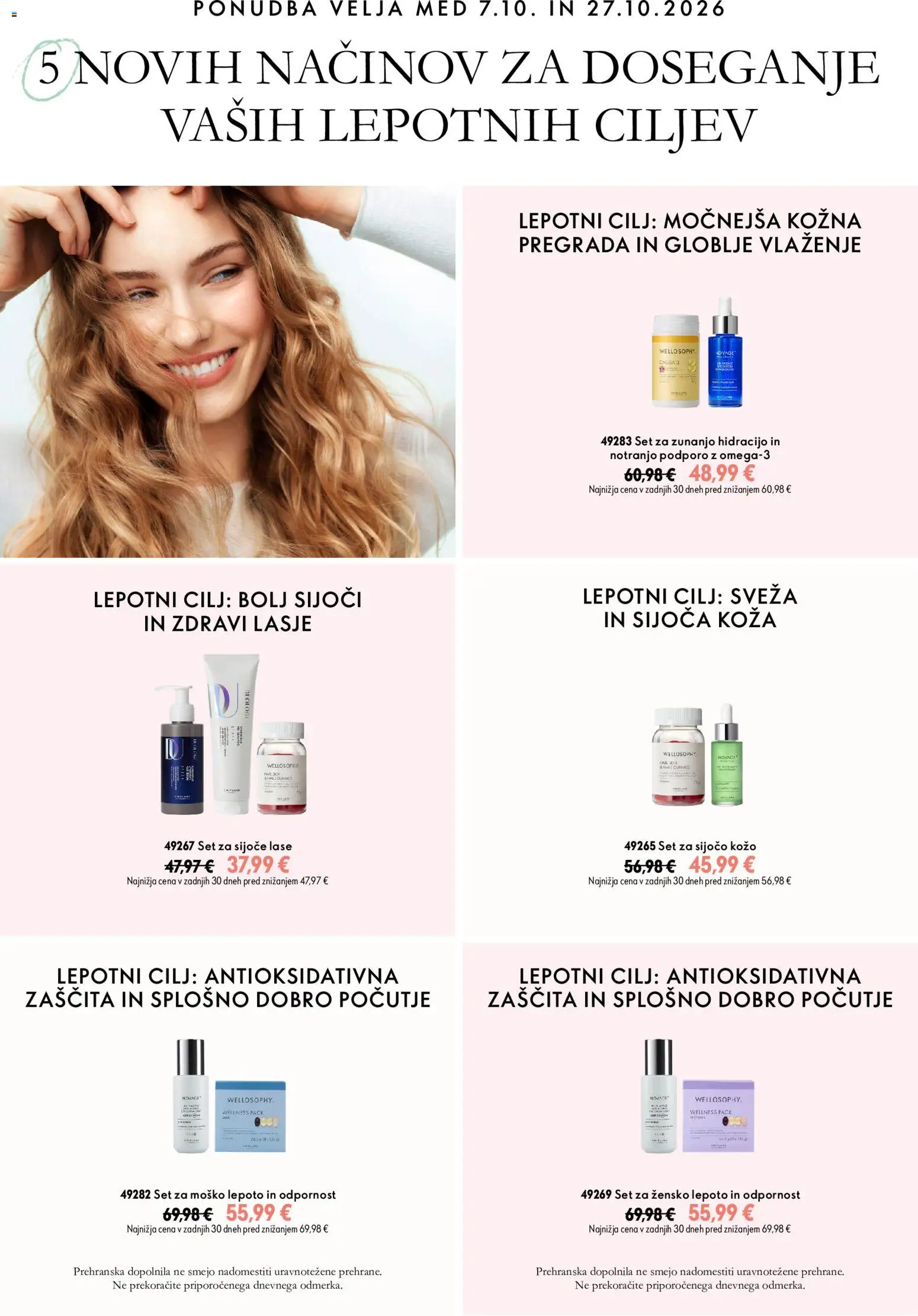 Novi Oriflame katalog ponudbe – veljaven od 07.10.2026 | Stran: 4 | Izdelki: Med, Prehranska dopolnila