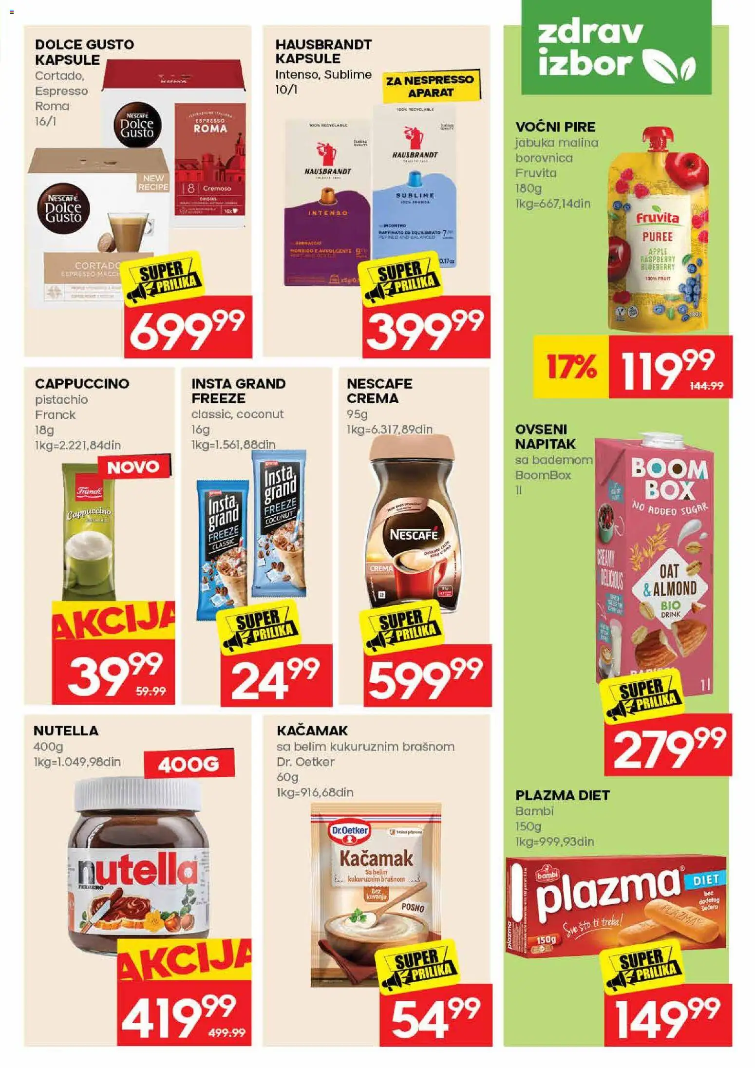 Roda katalog - važi od 28.05.2026 | Strana: 17 | Proizvode: Malina, Ferrero, Nutella, Nescafé