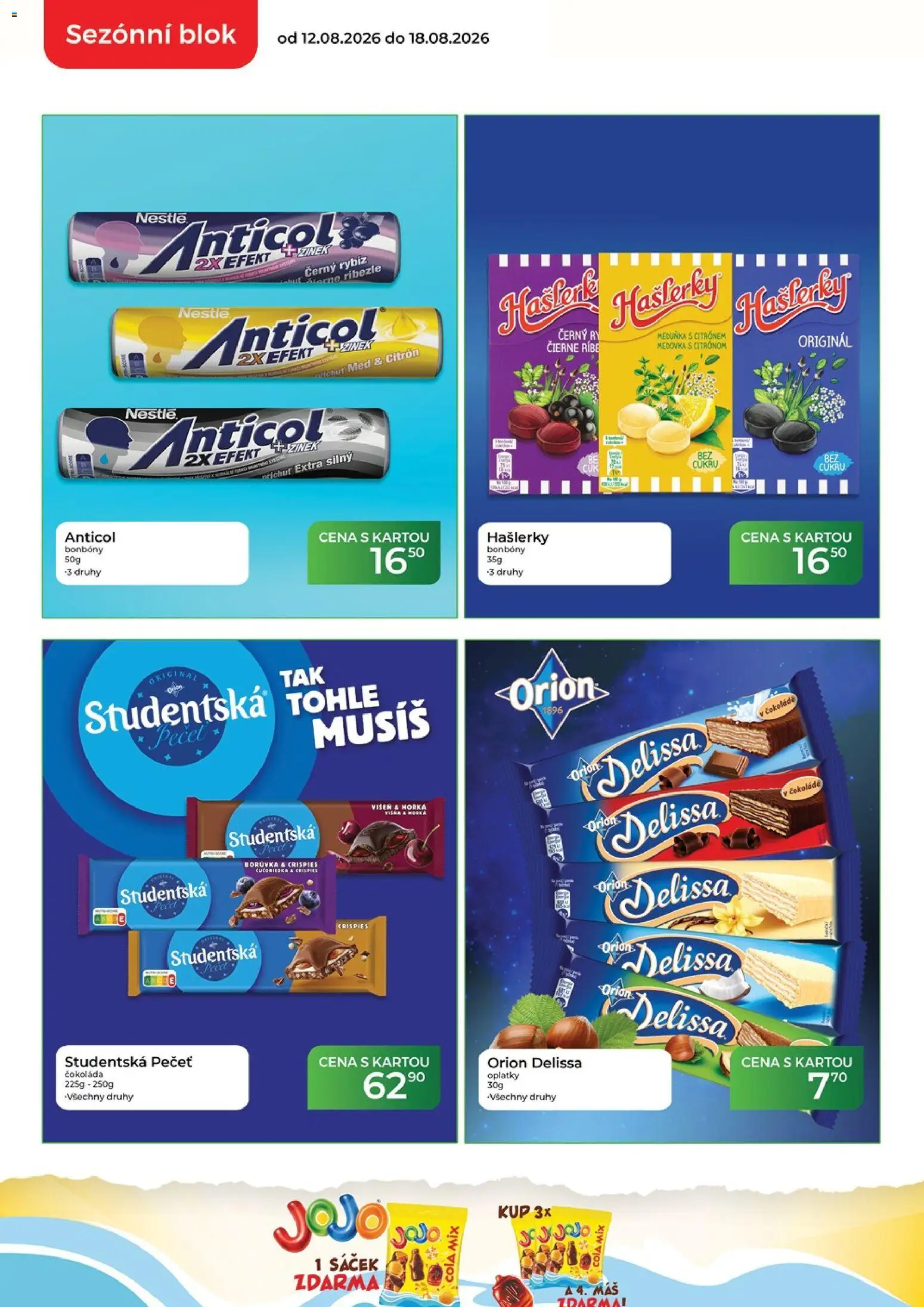 Tamda Foods leták od 12.08.2026 | Strana: 4 | Produkty: Bonbóny, Blok, Cola, Sáček