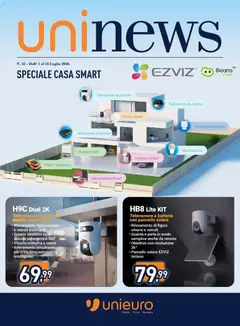 Anteprima del volantino Unieuro volantino Casa Smart valido a partire dal 01/07/2026