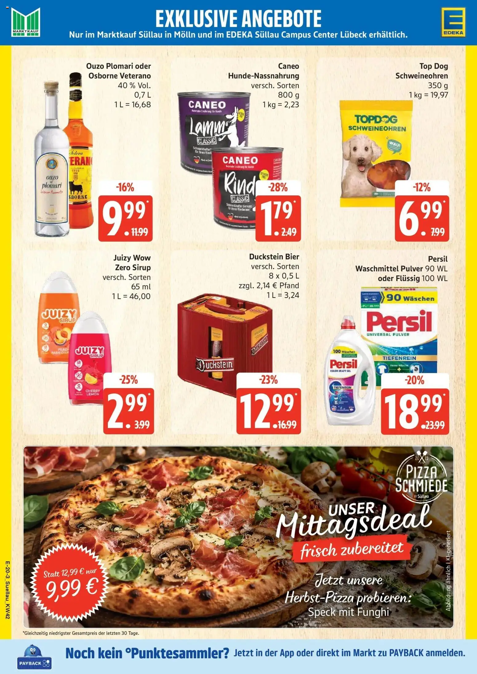 Edeka Prospekt Lübeck (ab 12.10.2026) » Angebote Online | Seite: 31 | Produkte: Osborne, Bier, Ouzo plomari, Persil