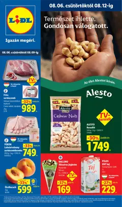 Lidl akciós újság - amely érvényes a következő dátumtól: 2026.08.06.