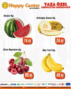 08 Temmuz 2026 tarihinden itibaren geçerli olan Happy Center kataloğu önizlemesi