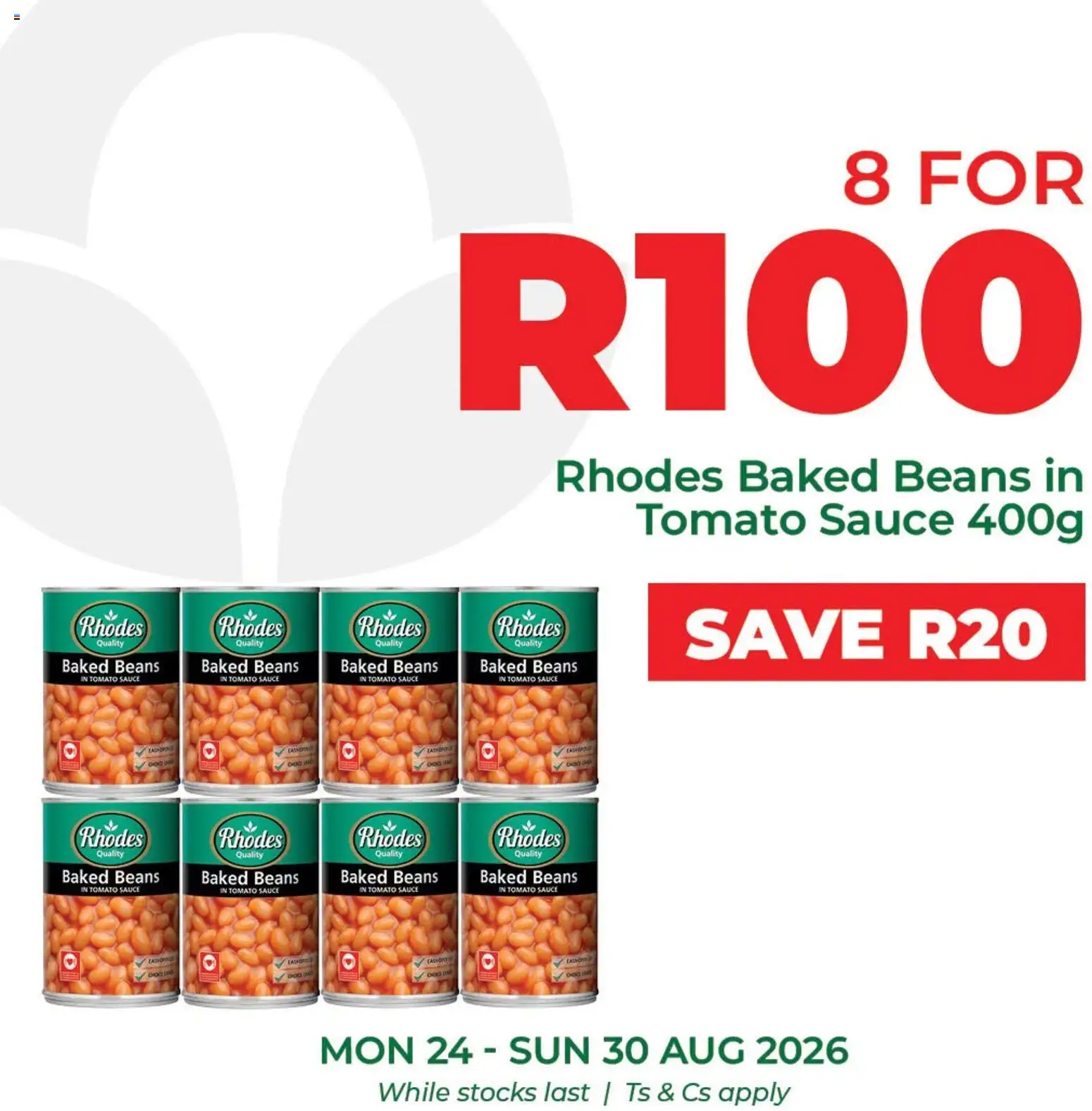 New Food Lover's Market catalogue – valid from 24/08/2026 | Page: 5 | Products: Beans, Baked beans, Tomato sauce, Sauce