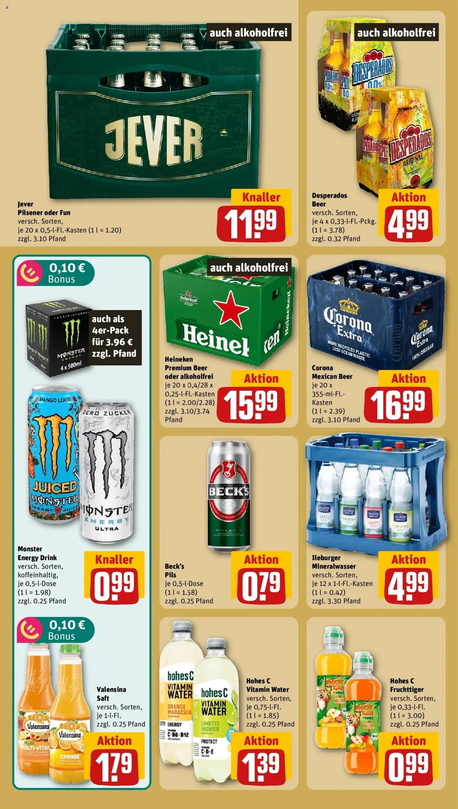 REWE Prospekt ab 14.09.2026 zum Blättern » Angebote | Seite: 16 | Produkte: Mineralwasser, Limette, Hohes c, Saft