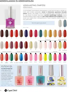 Crystal Nails 2026/27 Nagykatalógus - amely érvényes a következő dátumtól: 2026.03.09. | Oldal: 76 | Termékek: Pezsgő, Bourbon, Körömlakk, Olaj