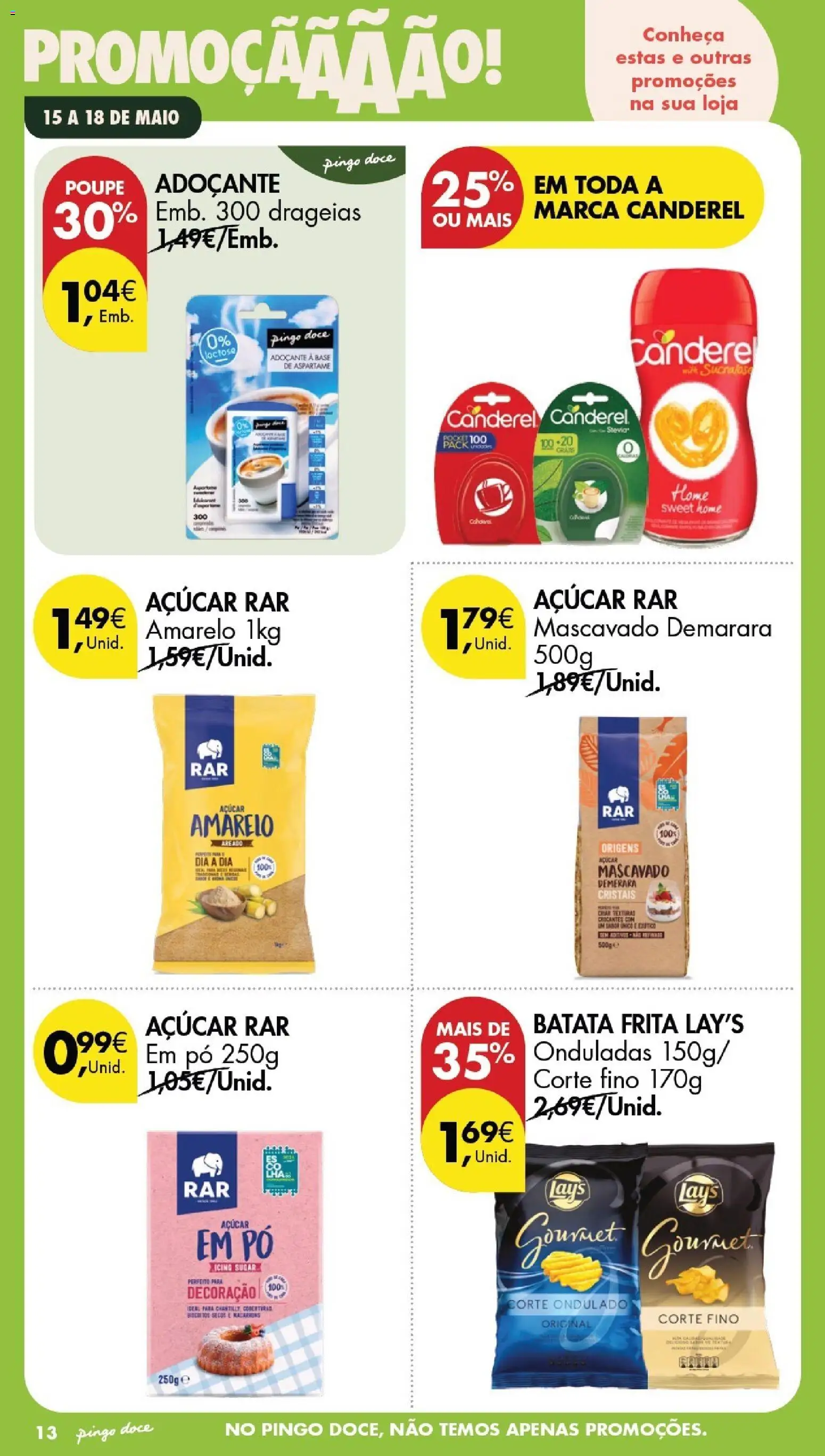 Pingo Doce Poupe este Fim de Semana │ válido de 15.05.2026 | Página: 12 | Produtos: Batata frita, Base, Açúcar, Adoçante