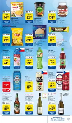 Náhled letáku Tesco leták - Supermarket od 15.07.2026 | Strana: 7 | Produkty: Finest, Velkopopovický Kozel 11, Kozel 11, Oplatky