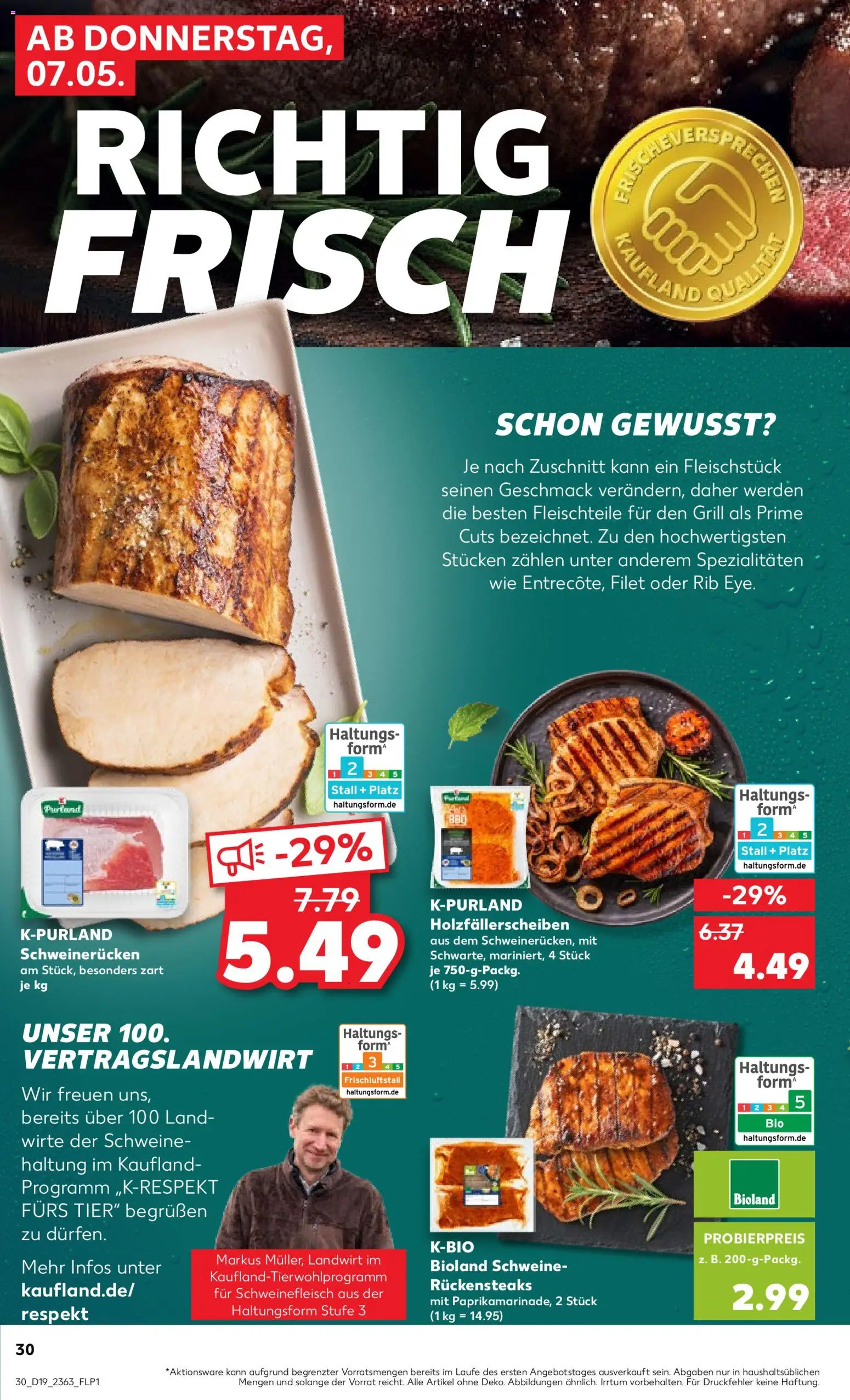Kaufland Prospekt Bremen	 – gültig ab 07.05.2026 | Seite: 30 | Produkte: Grill, Schweinerucken, Schweinefleisch