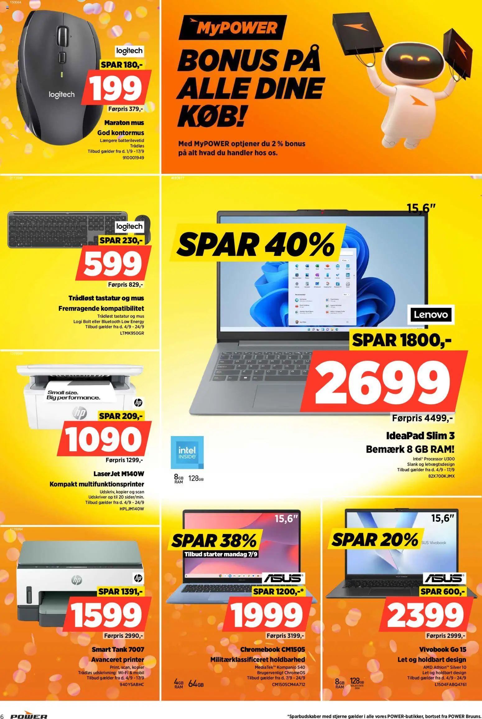 Power tilbudsavis – gyldig fra 04/09/2026 | Side: 6 | Produkter: RAM, Disk, Printer, Mus