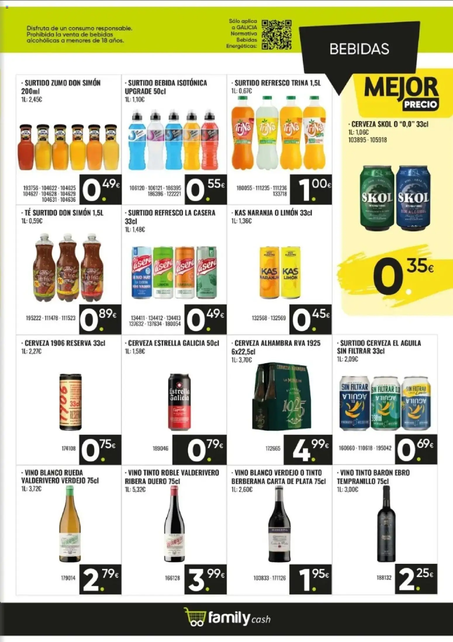 Family Cash folleto │ válido desde el 07/09/2026 | Página: 13 | Productos: Vino tinto, Cerveza, Bebida isotónica, Bebidas