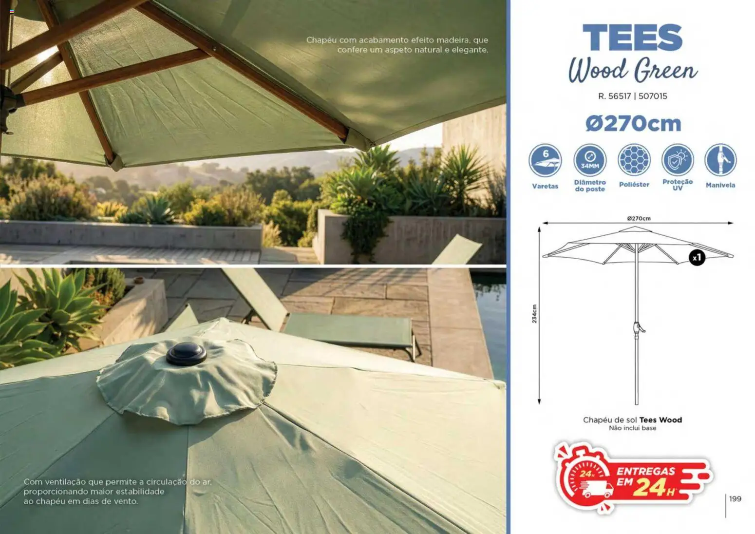Espaço Casa folheto Ar Livre 2026 │ válido de 07.03.2026 | Página: 199 | Produtos: Chapéu, Base
