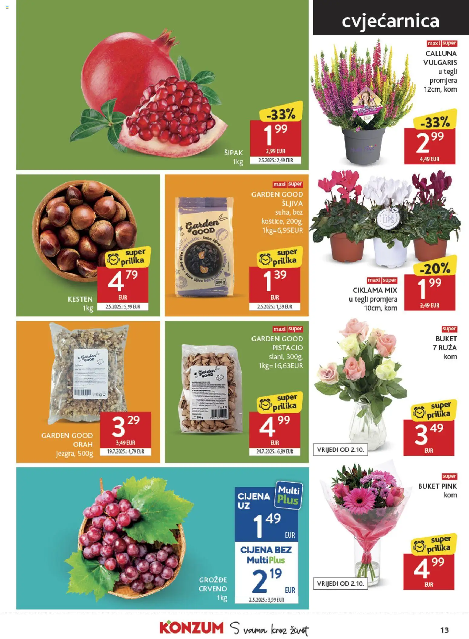Konzum katalog | vrijedi od 30.09.2026 | Stranica: 13