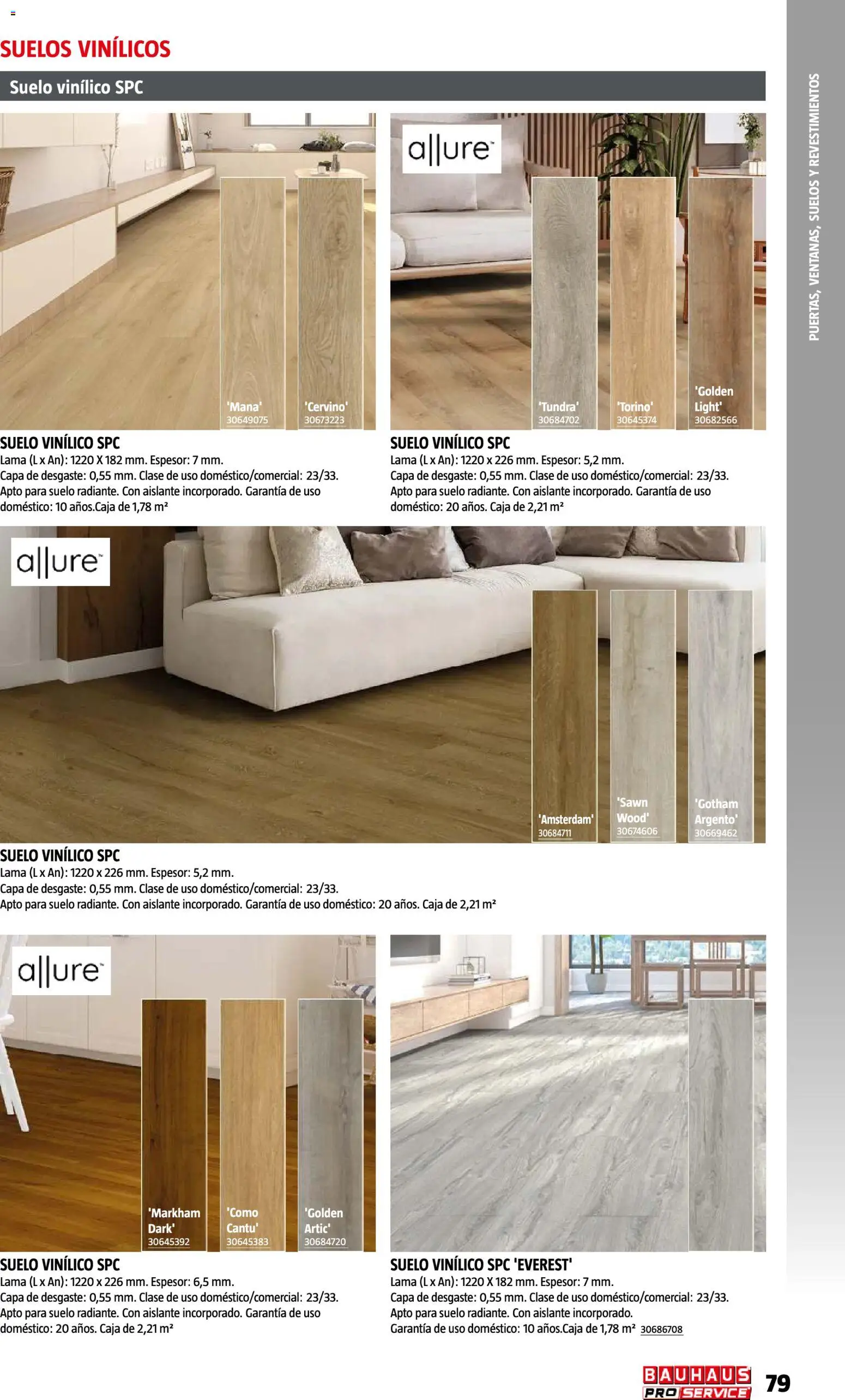 Bauhaus ProService │ válido desde el 11/05/2026 | Página: 79 | Productos: Suelos vinílicos, Caja