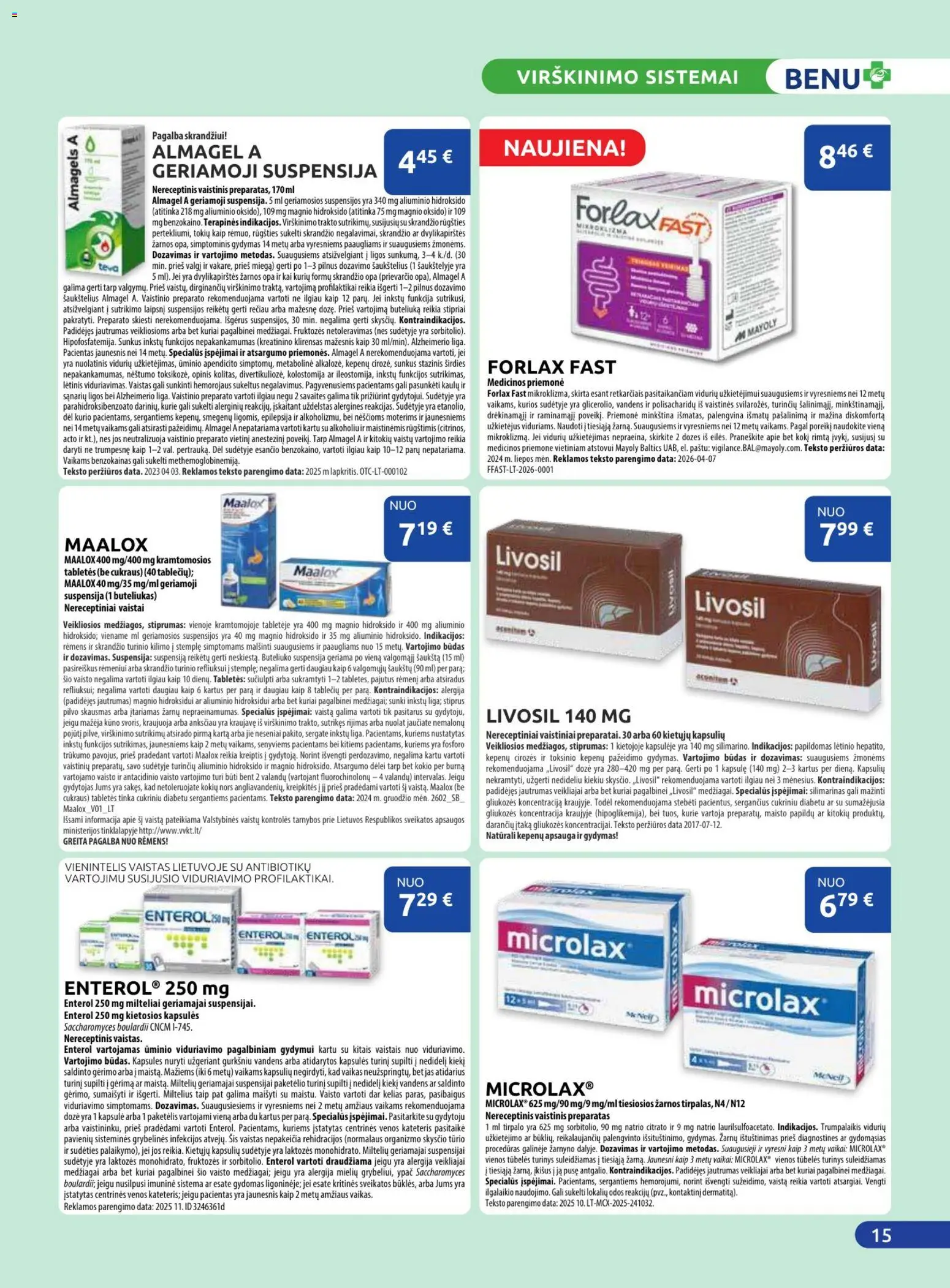 BENU akcijos nuo 01.05.2026 | Puslapis: 15