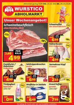 Wurstico Abholmarkt Flugblatt ab 15.10.2026 gültig