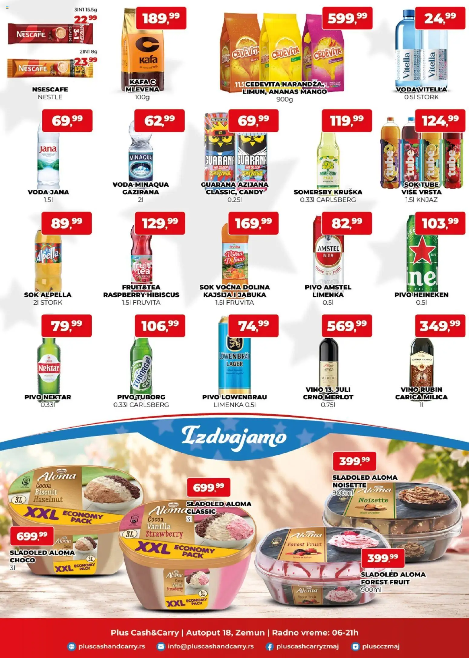 Plus Cash & Carry katalog - važi od 10.07.2026 | Strana: 3 | Proizvode: Ananas, Heineken, Tuborg, Kajsija