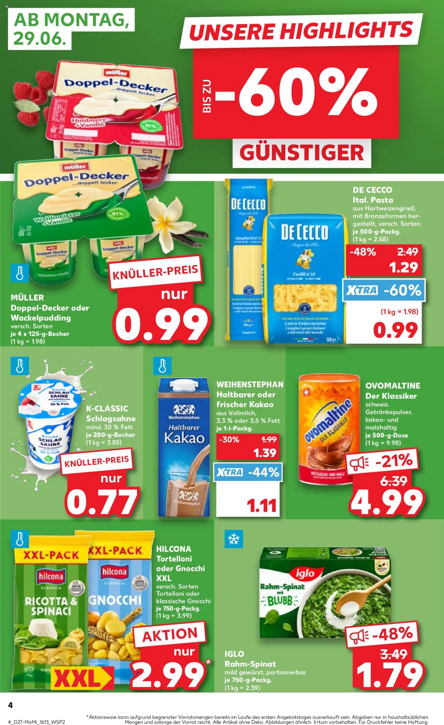 {H1} | Pagina: 4 | Producten: Pasta, Pavilon, Ricotta